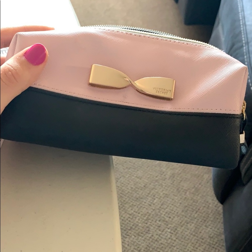 Victoria secret makeup bag.